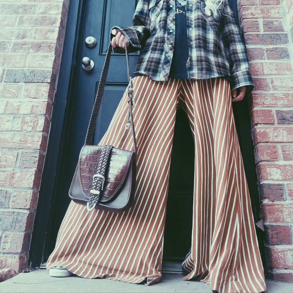 Brighton Vintage 90s Leather Saddle Bag
